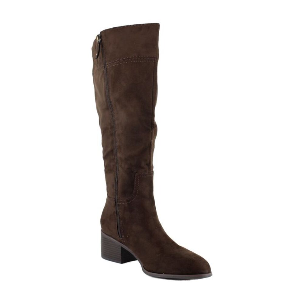 Dr. Scholl's Adeline Wide Calf Dark Umber Brown - Picture 1 of 8